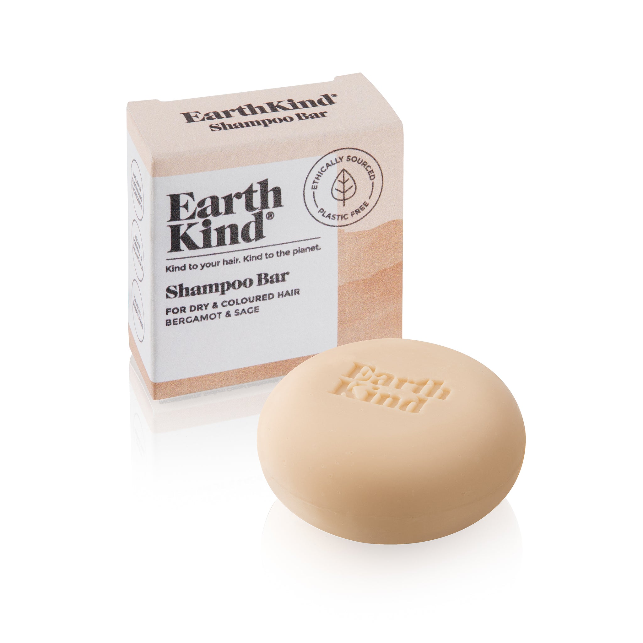 Earth Kind | Bergamot & Sage Shampoo Bar for Dry & Coloured Hair